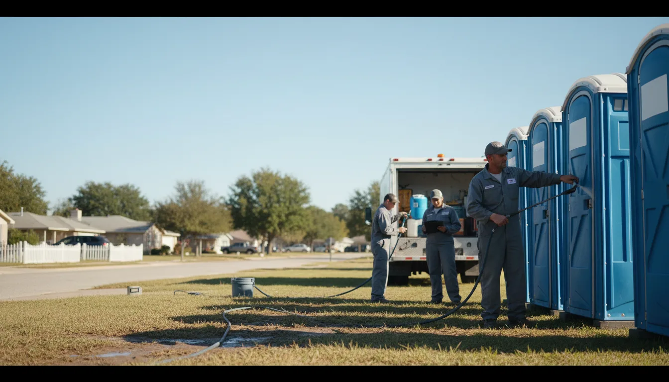 Long-Term Portable Toilet Rental in Purdon, TX near me